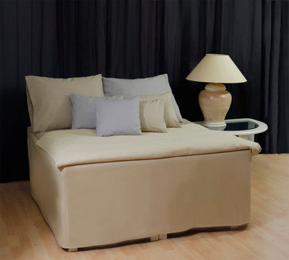 Suorahelmainen helmalakana | Napakka beige