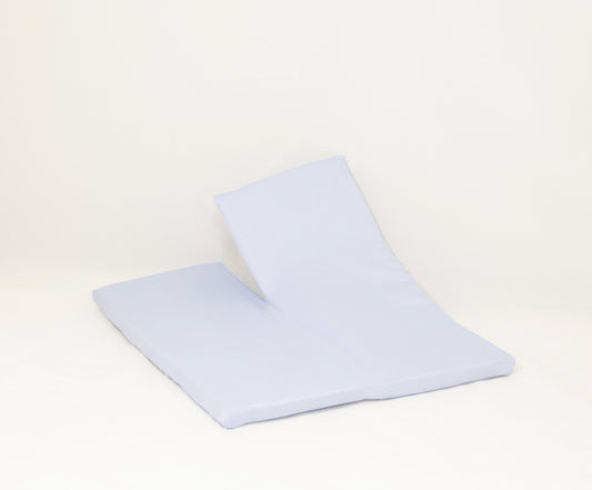 Halkaistun patjan lakana percale (halkaistu yhdestä päästä)