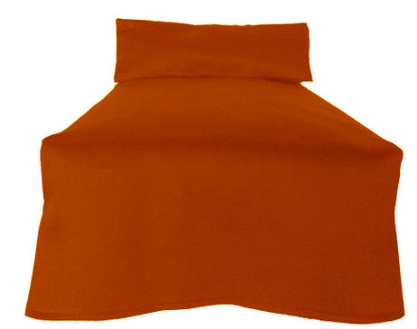 Suorahelmainen helmalakana | Napakka oranssi